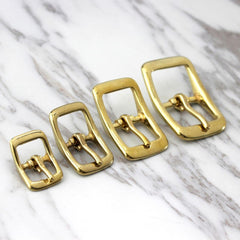 1 x Brass Belt Buckle tri glide single pin Middle Center Bar Belt Buckle for leather craft bag strap horse bridle halter harness