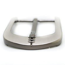Carica l&#39;immagine nel visualizzatore di Gallery, 40mm Metal Belt Buckle Brushed Men&#39;s End bar Buckle Single Pin Belt Half Buckle Leather Craft Jeans Belt Webbing Accessories