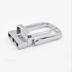 1pcs 35mm Plating Fashion Men Belt Buckle Metal Clip Buckle End Bar Heel Bar Single Pin Half Buckle Leather Craft Belt Strap DIY