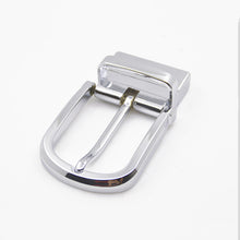 Afbeelding in Gallery-weergave laden, 1pcs 35mm Plating Fashion Men Belt Buckle Metal Clip Buckle End Bar Heel Bar Single Pin Half Buckle Leather Craft Belt Strap DIY