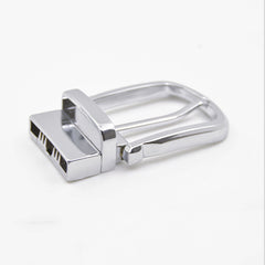 1pcs 35mm Plating Fashion Men Belt Buckle Metal Clip Buckle End Bar Heel Bar Single Pin Half Buckle Leather Craft Belt Strap DIY