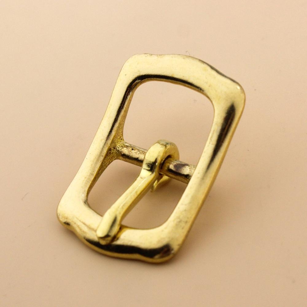 1 x Solid Brass Belt Buckle Tri Glide Middle Center Bar Buckle for Leather Craft Bag Strap Garment Belt Bridle Halter Harness