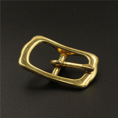 1 x Solid Brass Belt Buckle Tri Glide Middle Center Bar Buckle for Leather Craft Bag Strap Garment Belt Bridle Halter Harness