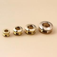 B Solid Brass screw back Eyelets with washer grommets Leather Craft accessory for bag garment shoe clothes jeans decoration