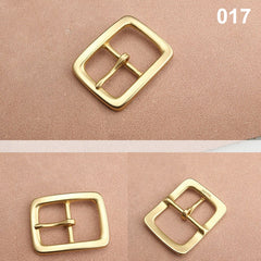 1pcs Brass Cast 40mm Belt Buckle End Bar Heel bar Buckle Single Pin Heavy-duty For 37mm-39mm Belts Leather Craft Accessories