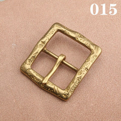 1pcs Brass Cast 40mm Belt Buckle End Bar Heel bar Buckle Single Pin Heavy-duty For 37mm-39mm Belts Leather Craft Accessories