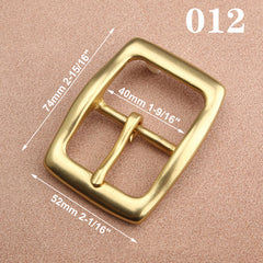 1pcs Brass Cast 40mm Belt Buckle End Bar Heel bar Buckle Single Pin Heavy-duty For 37mm-39mm Belts Leather Craft Accessories