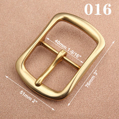 1pcs Brass Cast 40mm Belt Buckle End Bar Heel bar Buckle Single Pin Heavy-duty For 37mm-39mm Belts Leather Craft Accessories