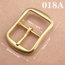 画像をギャラリービューアに読み込む, 1pcs Brass Cast 40mm Belt Buckle End Bar Heel bar Buckle Single Pin Heavy-duty For 37mm-39mm Belts Leather Craft Accessories