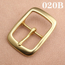 画像をギャラリービューアに読み込む, 1pcs Brass Cast 40mm Belt Buckle End Bar Heel bar Buckle Single Pin Heavy-duty For 37mm-39mm Belts Leather Craft Accessories