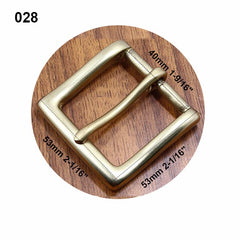 1pcs Brass Cast 40mm Belt Buckle End Bar Heel bar Buckle Single Pin Heavy-duty For 37mm-39mm Belts Leather Craft Accessories