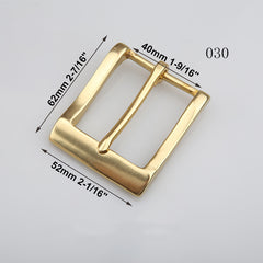 1pcs Brass Cast 40mm Belt Buckle End Bar Heel bar Buckle Single Pin Heavy-duty For 37mm-39mm Belts Leather Craft Accessories