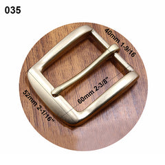 1pcs Brass Cast 40mm Belt Buckle End Bar Heel bar Buckle Single Pin Heavy-duty For 37mm-39mm Belts Leather Craft Accessories