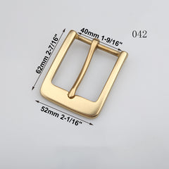 1pcs Brass Cast 40mm Belt Buckle End Bar Heel bar Buckle Single Pin Heavy-duty For 37mm-39mm Belts Leather Craft Accessories