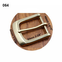 1pcs Brass Cast 40mm Belt Buckle End Bar Heel bar Buckle Single Pin Heavy-duty For 37mm-39mm Belts Leather Craft Accessories