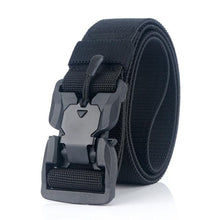 Load image into Gallery viewer, Elastic Belt Hard ABS Magnetic Buckle Men Military Tactical Belt High Strength Elastic Nylon Soft No Hole Army Belt