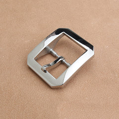 1pcs Solid  Brass 4cm Belt Buckle End Heel Bar Buckle Single/ Double Pin Heavy-duty for Leather Craft Strap Webbing Dog Collar