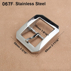 1pcs Solid  Brass 4cm Belt Buckle End Heel Bar Buckle Single/ Double Pin Heavy-duty for Leather Craft Strap Webbing Dog Collar