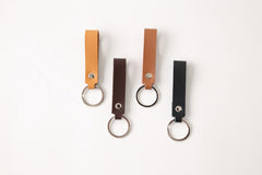 4 Pcs/lot Genuine Leather Keychain Holder Pocket for Car Keys Wallet Clip Ring Women Men Handmade Handbags Accessories DIY Gift