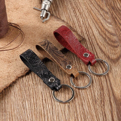 Real Genuine Leather Keychain Pocket for Car Keys Wallet Clip Ring Women Men Handmade Handbags Accessories DIY Gift 2020 New