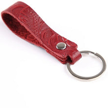 Cargar imagen en el visor de la galería, Real Genuine Leather Keychain Pocket for Car Keys Wallet Clip Ring Women Men Handmade Handbags Accessories DIY Gift 2020 New
