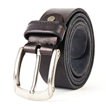 Load image into Gallery viewer, Men Belt leather Casual Belts Vintage Handmade Design Pin Buckle Genuine Leather Belts Male Waistband