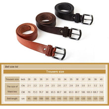 Cargar imagen en el visor de la galería, Men&#39;s Belt Alloy Pin Buckle Genuine Leather Casual Belt For Men&#39;s Soft No Interlaye Belt 616