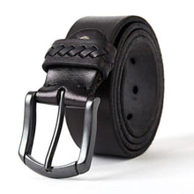 画像をギャラリービューアに読み込む, Men&#39;s Belt Alloy Pin Buckle Genuine Leather Casual Belt For Men&#39;s Soft No Interlaye Belt 616