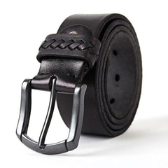 Men's Belt Alloy Pin Buckle Genuine Leather Casual Belt For Men's Soft No Interlaye Belt 616