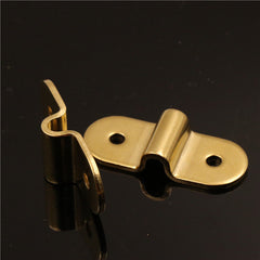 B 2 Pcs Solid Brass Leather Craft Bag Handle Anchor Connector Handbag Handle D Ring Fixing Cleat