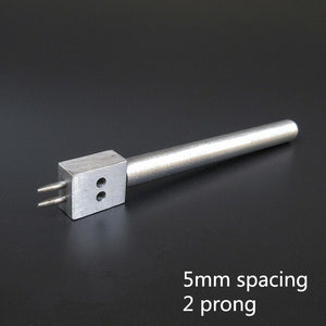 Leather Craf 1.0mm Round Hole Punch Row Prong Stitching Cutter Tools Make Hand Sewing Hole 2/4/6 Holes 4/5/6mm Spacing