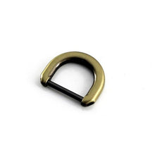 Afbeelding in Gallery-weergave laden, 1pcs Metal 20mm Detachable Open Screw D Ring Buckle Fashion Buckle for Leather Craft Bag Strap Belt Handle Shoulder Webbing