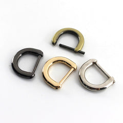 1pcs Metal 20mm Detachable Open Screw D Ring Buckle Fashion Buckle for Leather Craft Bag Strap Belt Handle Shoulder Webbing