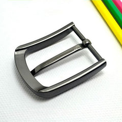 1pcs Metal 40mm Laser Belt Buckle Middle Center Half Bar Buckle Leather Belt Bridle Halter Harness Fit for 37mm-39mm belt