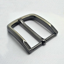 Cargar imagen en el visor de la galería, 1pcs Metal 40mm Laser Belt Buckle Middle Center Half Bar Buckle Leather Belt Bridle Halter Harness Fit for 37mm-39mm belt