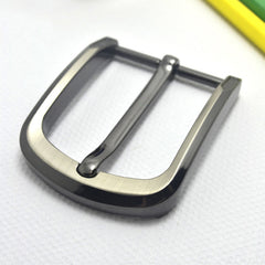 1pcs Metal 40mm Laser Belt Buckle Middle Center Half Bar Buckle Leather Belt Bridle Halter Harness Fit for 37mm-39mm belt