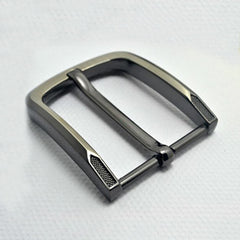 1pcs Metal 40mm Laser Belt Buckle Middle Center Half Bar Buckle Leather Belt Bridle Halter Harness Fit for 37mm-39mm belt