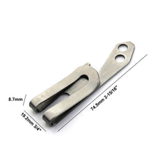 1pcs Solid Metal Cash Clip Fashion Simple Money Clamp Holder Wallet Brass Stainless Steel Leather craft DIY Key ring pendant