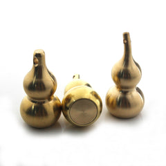 A 1pcs Solid Brass Gourd Shape Keyring Pendants Jewelry Hardware DIY Leather Crafts for Gifts Toy