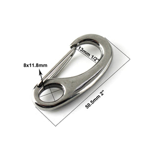 1pcs Solid Steel Lobster Trigger Swivel Eye Snap Hook High Quality Leather Craft Bag Strap Belt Hook Clasp Heavy-duty Pet Leash