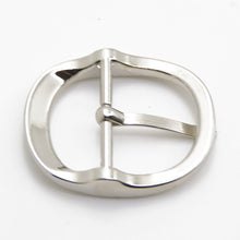 Cargar imagen en el visor de la galería, 1pcs Metal 3cm Belt Buckle Casual Polished End Bar Single Pin Belt Buckle Leather Craft Webbing fit for 27-29mm belt Silver