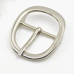 1pcs Metal 3cm Belt Buckle Casual Polished End Bar Single Pin Belt Buckle Leather Craft Webbing fit for 27-29mm belt Silver