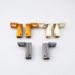 2pcs Metal Bag Side Anchor Gusset Fashion Durable Hanger Clamps Bag Side Edge Anchor Link Hardware for Bag Purse Strap