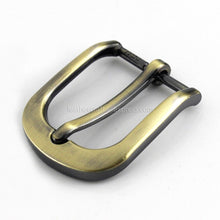 Afbeelding in Gallery-weergave laden, 1pcs Metal 3cm Belt Buckle Casual Gun black End Bar Heel bar Single Pin Belt Buckle Leather Craft Webbing fit for 27-29mm belt