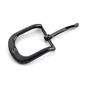 1pcs Metal 3cm Belt Buckle Casual Gun black End Bar Heel bar Single Pin Belt Buckle Leather Craft Webbing fit for 27-29mm belt
