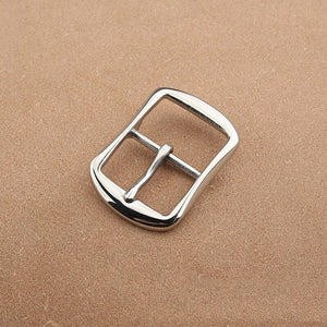 1pcs Stainless Steel 35mm Belt Buckle End Bar Heel bar Buckle Single Pin Heavy-duty For 32mm-34mm Belts Leather Craft Accessory