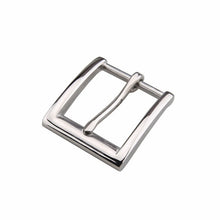 Carica l&#39;immagine nel visualizzatore di Gallery, 1pcs Stainless Steel 35mm Belt Buckle End Bar Heel bar Buckle Single Pin Heavy-duty For 32mm-34mm Belts Leather Craft Accessory