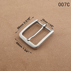 1pcs Stainless Steel 35mm Belt Buckle End Bar Heel bar Buckle Single Pin Heavy-duty For 32mm-34mm Belts Leather Craft Accessory