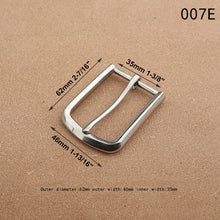 画像をギャラリービューアに読み込む, 1pcs Stainless Steel 35mm Belt Buckle End Bar Heel bar Buckle Single Pin Heavy-duty For 32mm-34mm Belts Leather Craft Accessory