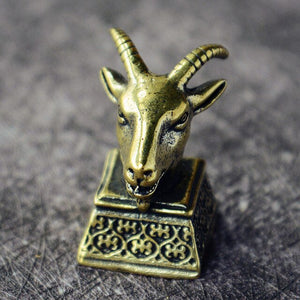 B 1pcs Solid Brass Keychain Charm Pendant Stamps High Quality Chinese Zodiac Signs Leather Craft DIY Decoration Keyring Animals